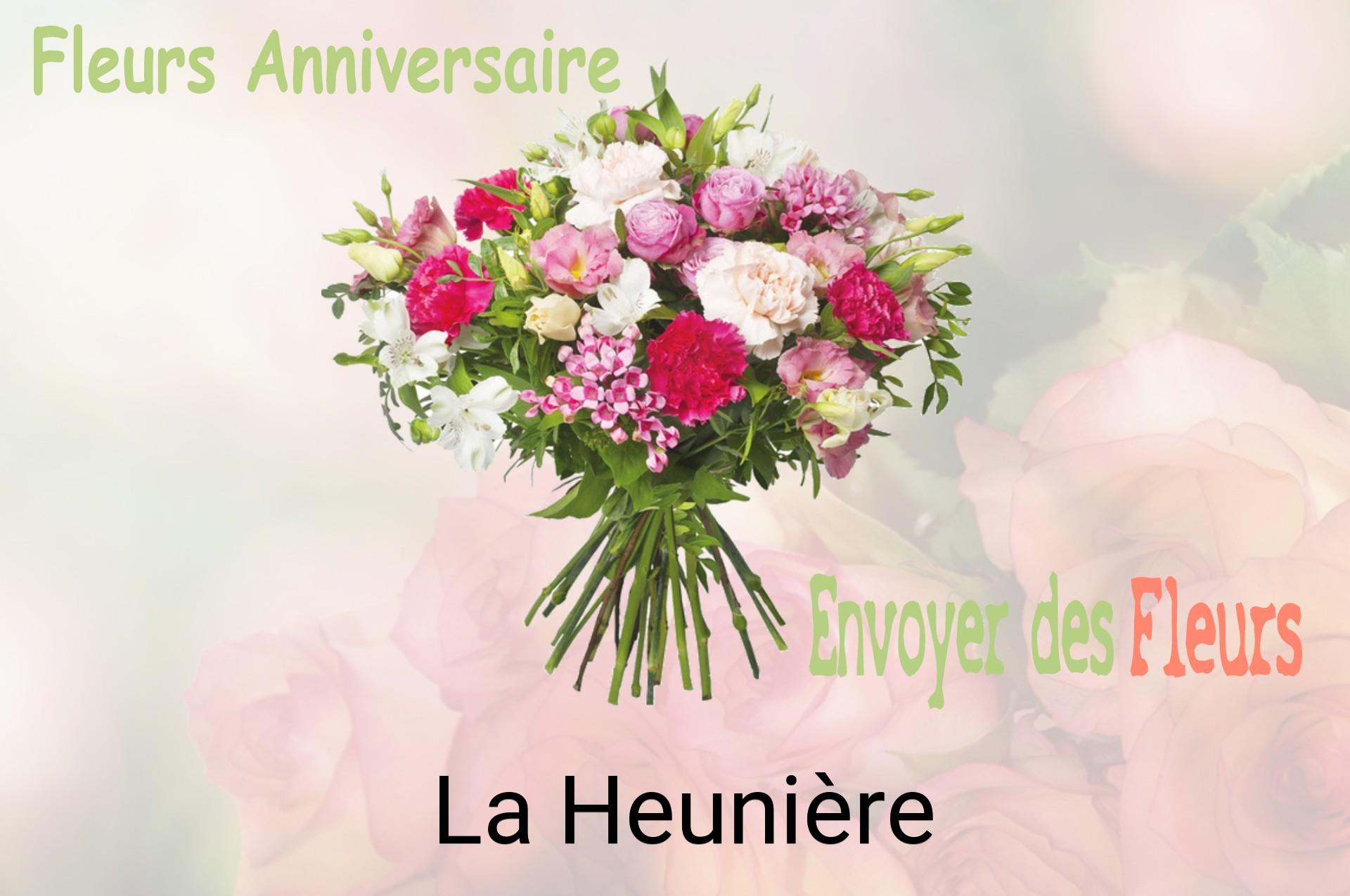 Bouquet de fleurs d’anniversaire livré à La Heunière