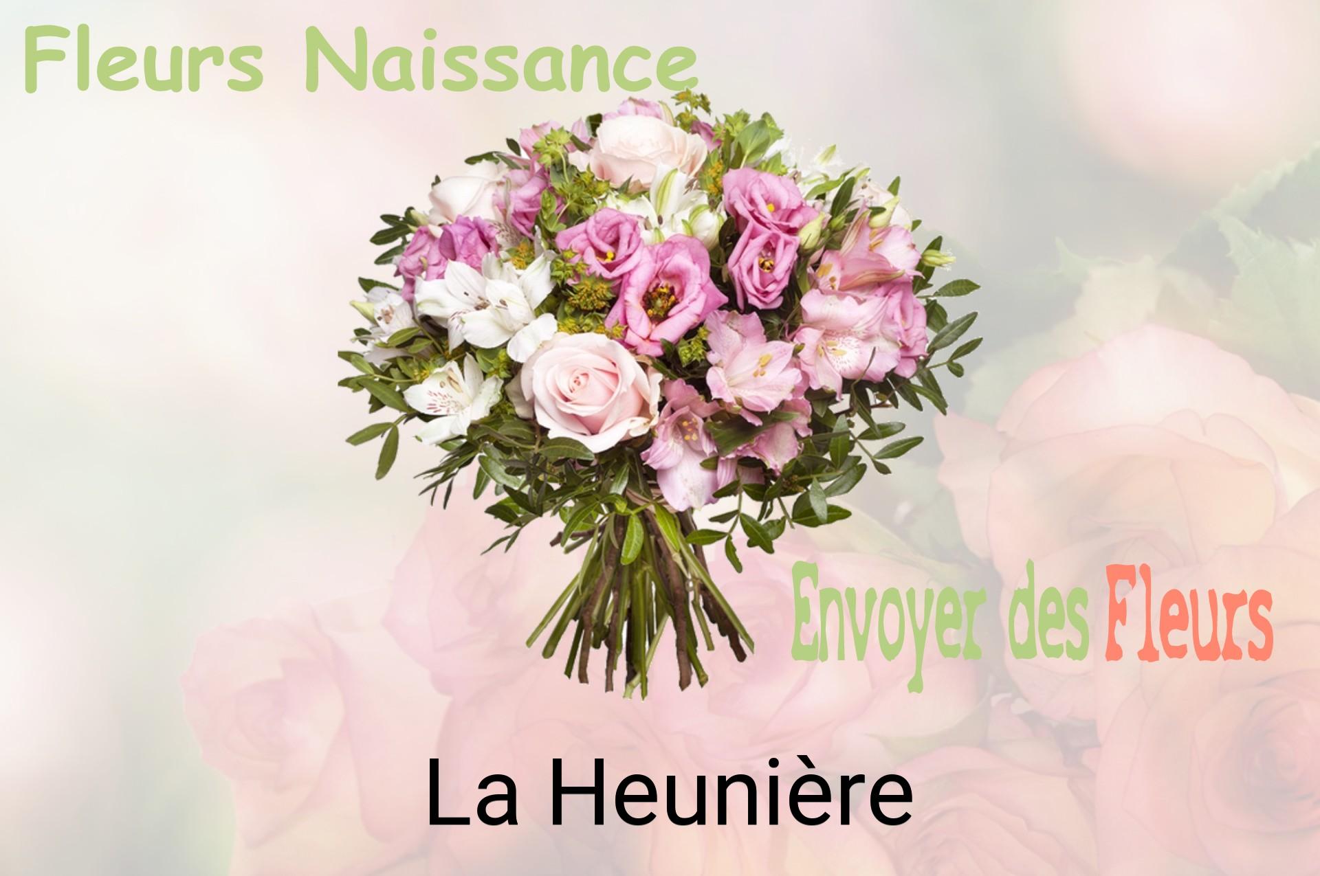 Bouquet de fleurs de naissance livré à La Heunière